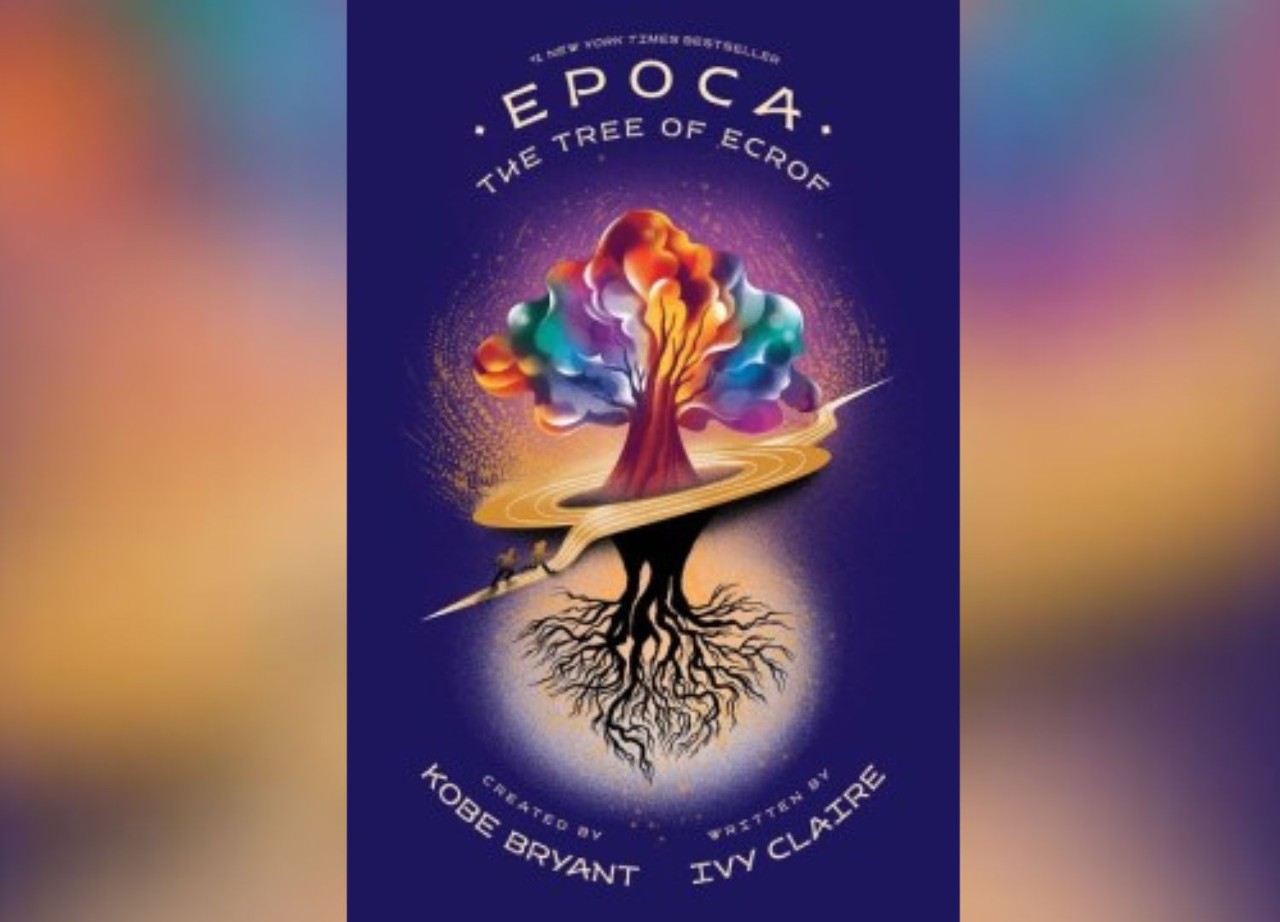 Book cover: "Epoca: The Tree of Ecrof written by Ivy Claire, created by Kobe Bryant"